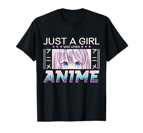 Nur ein Mädchen, das Anime liebt. T-Shirt von NG Studio Anime & Manga