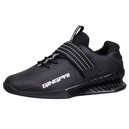 NGARY Gewichtheberschuhe Herren & Damen rutschfest Powerlifting Schuhe Gym Schuhe für Heavy Lifting Deadlifting Gewichtstraining, Squat Schuh,Black a,42 EU NGARY Gewichtheberschuhe Herren & Damen rutschfest Powerlifting Schuhe Gym Schuhe für Heavy Lifting Deadlifting Gewichtstraining, Squat Schuh,Black a,42 EU von NGARY