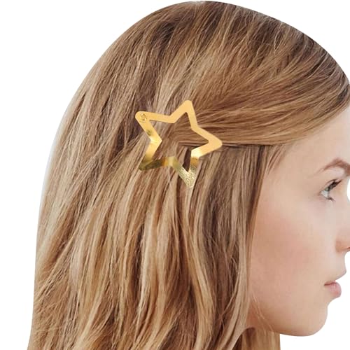 Haarspange mit farbigen Sternen, für Karneval, Fotografie, für Frauen und Mädchen, Dopamin-Look, Pony, Fotografieren, Anti-Rutsch-Haar von NGCG