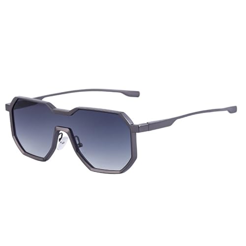 NGIFREIOO-Women Fashion Irregular Sunglasses One Piece Clear Gradient Mirror UV400 Men Punk Metal Sunglasses NGIFREIOO-Women Fashion Irregular Sunglasses One Piece Clear Gradient Mirror UV400 Men Punk Metal Sunglasses von NGIFREIOO