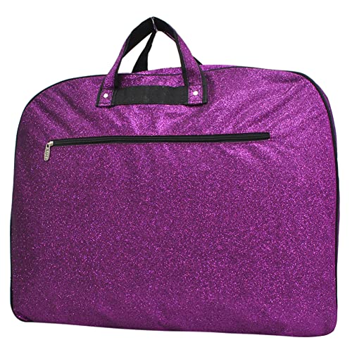 NGIL Glitter Cheer Dance and Competition Reisebegleiter Hängender Kleidersack für Mädchen, Glitzer-lila, Reisen von NGIL