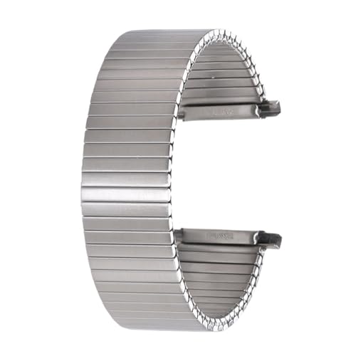 NGNKMPMCTK Elastisches Uhrenarmband aus Metall, 18 mm, 20 mm, 22 mm Breite, Dehnungsanpassung, Erweiterung, Edelstahlband, Herren- und Damenarmband, Zubehör(20mm_Length 140mm) von NGNKMPMCTK