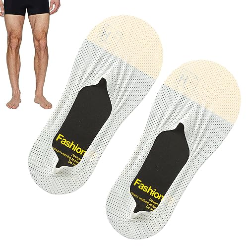 Ice Seide Socken | Ice Seide Socken für Frauen - Atmungsaktive No Show Socken, kein Pilling Unsichtbare Low Cut Ultra-Socken Rutschfeste Baumwolllinien Bootsstrümpfe Knöchelstrümpfe Lässige Socken von NGUMMS