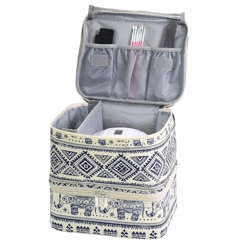 Nagellack Organizer Tasche, Nagellack Halter Organizer Case,Doppelschicht-Nagellacktasche kann 30 Flaschen aufnehmen - Nagellack Tragetasche mit Maniküre-Tools Aufbewahrungsabschnitte für von NGUMMS