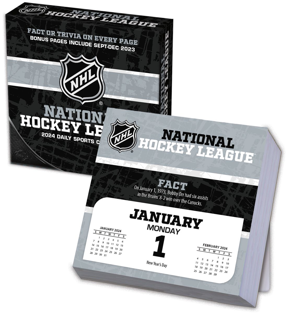 NHL All Team - Abreißkalender Kalender multicolor von NHL