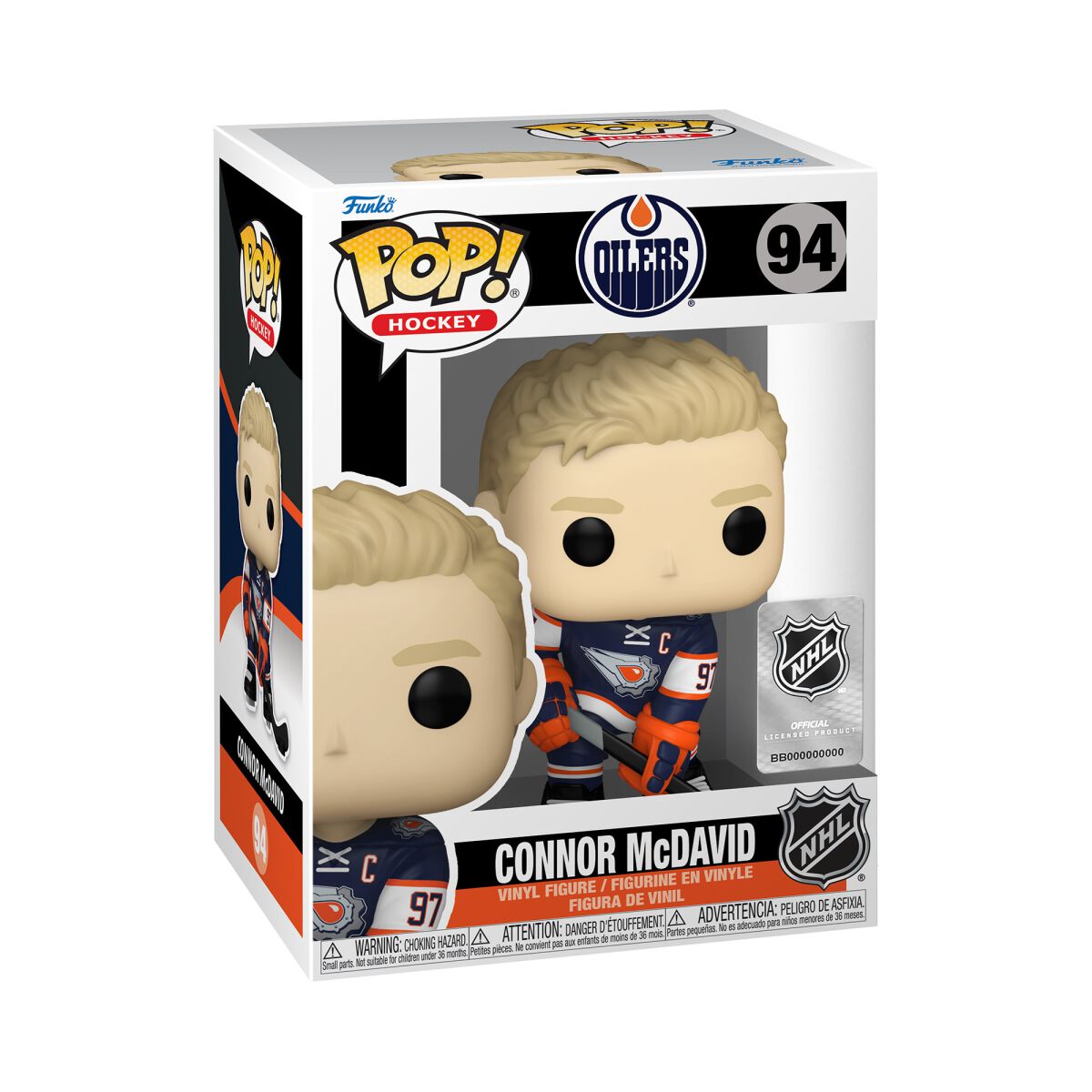 NHL - Edmonton Oilers - Connor McDavid Vinyl Figur 94 - Funko Pop! Figur - Funko Shop Deutschland von NHL