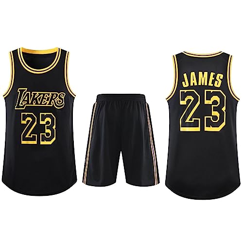 Laker Trikot Kinder Laker Jersey Laker Trikot Herren Laker Trikot Set Laker Tshirt Basketball Trikot Set Laker Trikot Kinder Basketball Trikot Herren 23 A von NHNKR