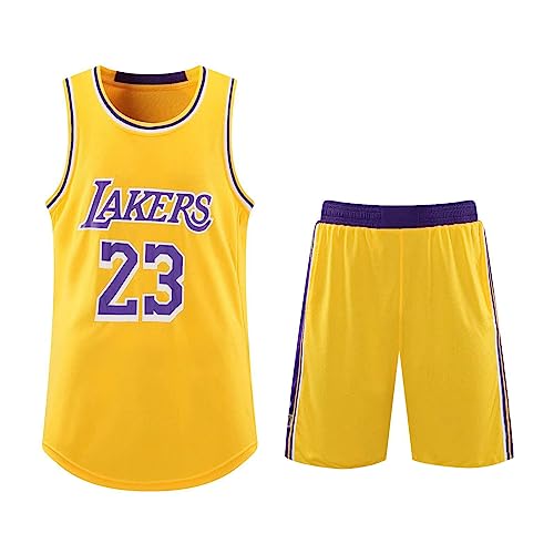 Laker Trikot Kinder Laker Jersey Laker Trikot Herren Laker Trikot Set Laker Tshirt Basketball Trikot Set Laker Trikot Kinder Basketball Trikot Herren 23 A von NHNKR