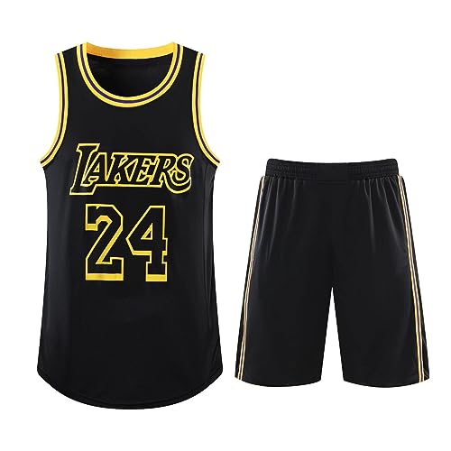 Laker Trikot Kinder Laker Jersey Laker Trikot Herren Laker Trikot Set Laker Tshirt Basketball Trikot Set Laker Trikot Kinder Basketball Trikot Herren 24 A von NHNKR