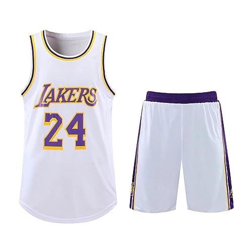 Laker Trikot Kinder Laker Jersey Laker Trikot Herren Laker Trikot Set Laker Tshirt Basketball Trikot Set Laker Trikot Kinder Basketball Trikot Herren 24 A von NHNKR