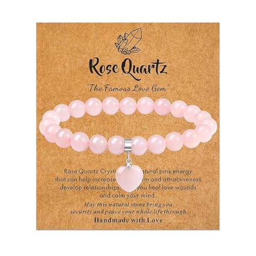 NHPY 1 Stück Perlenarmband Beste Freundin Geschenke Armband Mutmacher Geschenk Geschenkideen von NHPY