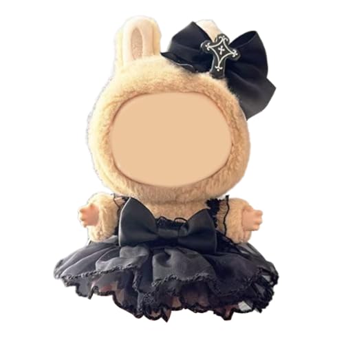 NHQZ , Puppenkleidung, passend für 17cm Stoffpuppe, Puppe Nicht enthalten,Bekleidung Labubu Plush Pullover Hoodie Bekleidung DIY Kinder Geschenke von NHQZ