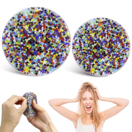 NHQZ 2 Stück Skin Picking Fidget Toys, Picky Pad Reusable, Skin Picking Abgewöhnen, Squeeze Toys, Picky Party Pad Fidget, Fidget Toy für Skin Picker, Fidget Toys für Erwachsene, Kinder von NHQZ