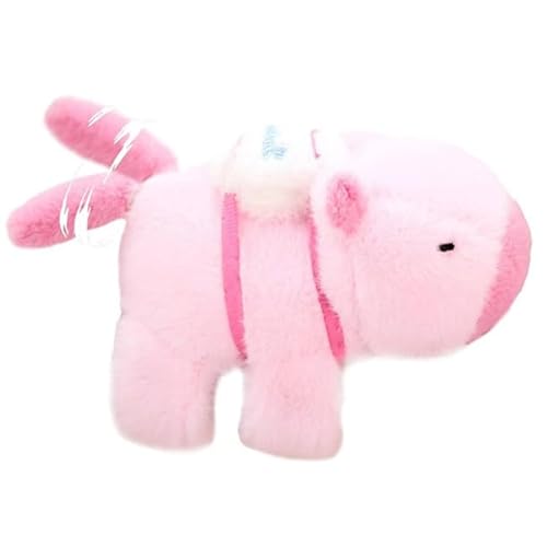 NHQZ Capybara Schnapparmband,Schnapparmband Kinder,Capybara Kuscheltier,Capybara Geschenk für Kinder,Capybara Sachen,Stofftier Capybara Schnapparmband,Capybara Plush Für Mädchen Jungen(Rosa) von NHQZ