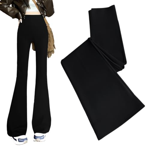 NHQZ Flared Yogahose Damen Leggings High Waist Schlaghose Blickdicht Leggins Bootcut Jogginghose Bauchkontrolle Fitness von NHQZ