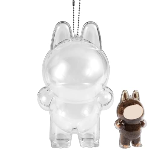 NHQZ Lαbub Case,Anhänger Case für Lαbub 1.Generation, Protective Transparente Acryl, für lαbubu Doll, Lnstallation Einfach,Schützen Sie Ihre Puppe,Geschenke für Mädchen,Geschenke für Puppen von NHQZ