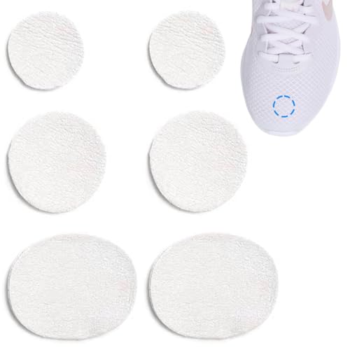 NHQZ Self adhesive Repair Patches, 24 Stück Schuhabsatz Reparatur Schuh Loch Reparatur Patch Runden Selbstklebender Fersen patch Selbstklebend Schuh Fersenschutz für Sportschuhe, Stoffschuhe (Weiß) NHQZ Self adhesive Repair Patches, 24 Stück Schuhabsatz Reparatur Schuh Loch Reparatur Patch Runden Selbstklebender Fersen patch Selbstklebend Schuh Fersenschutz für Sportschuhe, Stoffschuhe (Weiß) von NHQZ