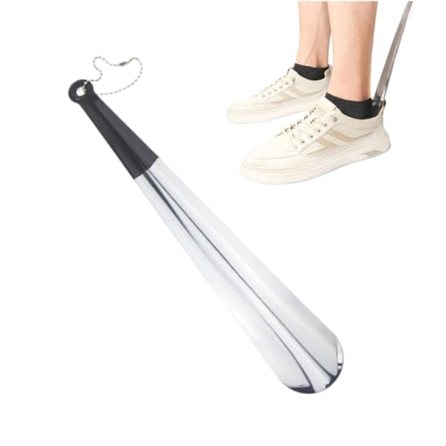 schuhlöffel lang schuhlöffel schuhlöffel metall lang schuhanzieher Shoe Horn Long Handled 30cm Long Shoe Horn for Men, Women with Comfort Grip Long Shoe Horns-Flexible Extra Long Shoe Horn von NHQZ