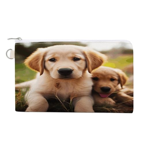 Geldbörse, niedlicher Golden Retriever-Welpen-Druck, Münzgeldbörse, Segeltuch, Reißverschluss, kleine Kosmetiktasche, tragbare Kleingeldbörse, Stil, Einheitsgröße, modern, Stil:, Einheitsgröße, Modern Geldbörse, niedlicher Golden Retriever-Welpen-Druck, Münzgeldbörse, Segeltuch, Reißverschluss, kleine Kosmetiktasche, tragbare Kleingeldbörse, Stil, Einheitsgröße, modern, Stil:, Einheitsgröße, Modern von NHYDSPQ