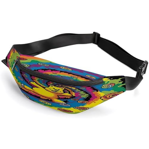 Hüfttasche, Tanzender Thanksgiving-Bär-Druck, modische Hüfttasche, Bauchtasche für Männer und Frauen, Gürteltasche mit verstellbarem Riemen, Stil 11, 36 x 15 cm, modern, Style-11, 36*15cm, Modern von NHYDSPQ