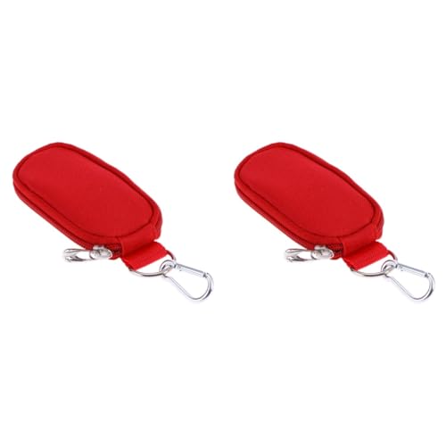 2pcs tragbare Tragetasche Key Hülle ätherische Ölbeutel Schlüsselkette Ölflasche Schlüsselbundhalter Reisen Größe Ölkoffer Ölkoffer Make -up Organizer Beutel Anhänger Lecythus von NHYHEHMR