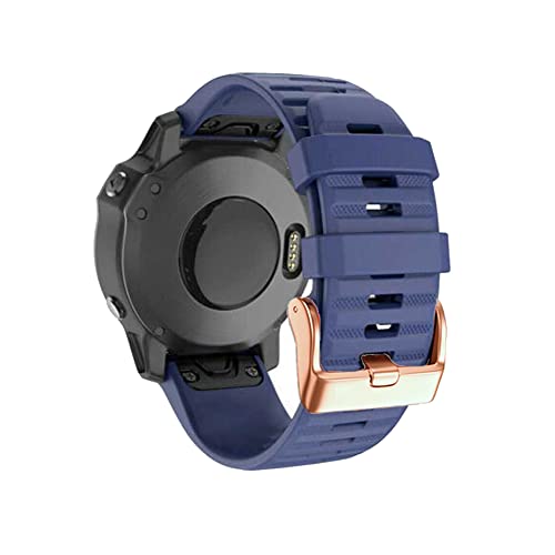 NHYHEHMR 20 22 26MM Silicone Watch Strap Band Quick For Fenix 6X 6 Pro 5X 5 Plus 3HR 935 Fenix 7X 7 7S Wristband Belt von NHYHEHMR