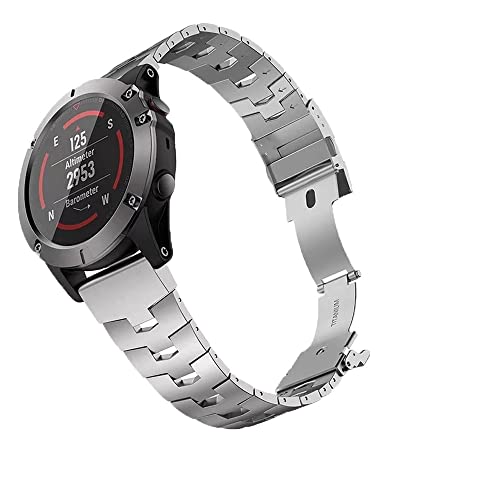 NHYHEHMR 22 26mm Uhrenband Titanlegierarmband für Fenix 5 5x plus 6 6x Pro 3HR 935 D2 MK2 Enduro Armbänder Accessoire NHYHEHMR 22 26mm Uhrenband Titanlegierarmband für Fenix 5 5x plus 6 6x Pro 3HR 935 D2 MK2 Enduro Armbänder Accessoire von NHYHEHMR