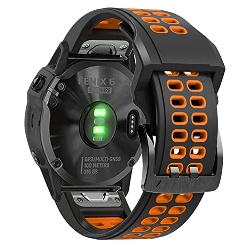 NHYHEHMR 22mm 26mm Quickfit Watch Strap For Fenix 7 Fenix 6 7X 5 5 Plus Forerunner 935 945 Quick Release Silicone Watch Wristband NHYHEHMR 22mm 26mm Quickfit Watch Strap For Fenix 7 Fenix 6 7X 5 5 Plus Forerunner 935 945 Quick Release Silicone Watch Wristband von NHYHEHMR