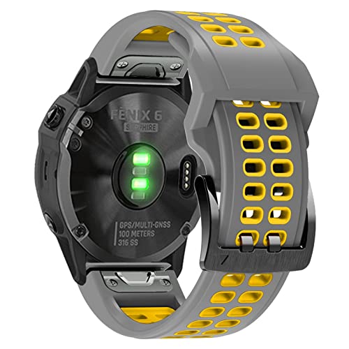 NHYHEHMR 22mm 26mm Quickfit Watch Strap For Fenix 7 Fenix 6 7X 5 5 Plus Forerunner 935 945 Quick Release Silicone Watch Wristband NHYHEHMR 22mm 26mm Quickfit Watch Strap For Fenix 7 Fenix 6 7X 5 5 Plus Forerunner 935 945 Quick Release Silicone Watch Wristband von NHYHEHMR