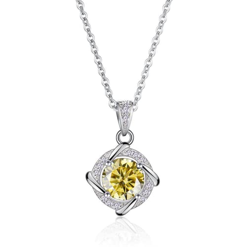 NHYHEHMR Accessoires 1 D Farbe Blau rosa grüne Moissanit Anhänger Halsketten für Frauen Diamant Halskette für Frauen - Geburtstag des Valentinstags NHYHEHMR Accessoires 1 D Farbe Blau rosa grüne Moissanit Anhänger Halsketten für Frauen Diamant Halskette für Frauen - Geburtstag des Valentinstags von NHYHEHMR