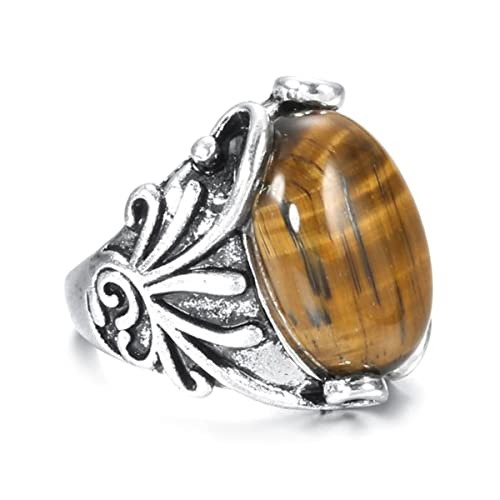 NHYHEHMR Accessoires Boho Natursteinringe für Frauen tibetanischer Wolfram-Grün Zirkon Mehrschicht Statement Ring Hochzeit Schmuck von NHYHEHMR