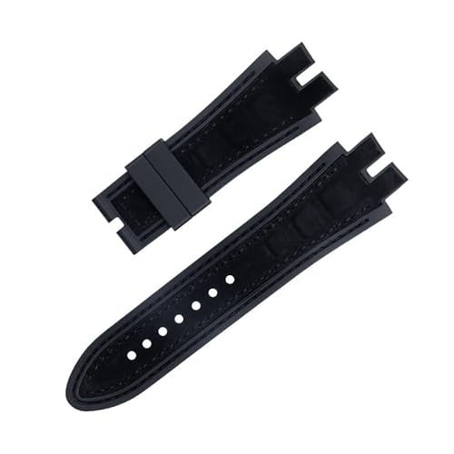NHYHEHMR Fit für Roger Dubuis Gurt für Excalibur Serie 28mm Nubuck Ledergürtel Silikon -Uhr -Bandzubehör NHYHEHMR Fit für Roger Dubuis Gurt für Excalibur Serie 28mm Nubuck Ledergürtel Silikon -Uhr -Bandzubehör von NHYHEHMR