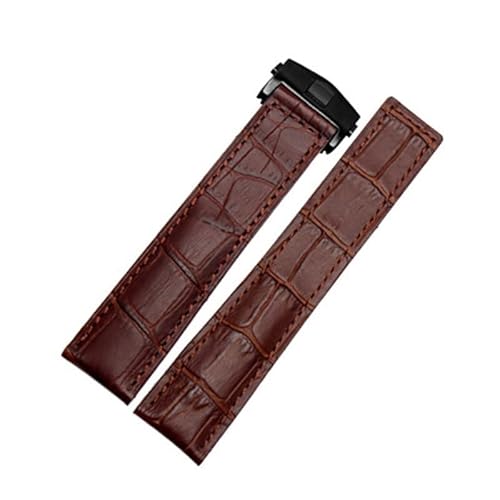 NHYHEHMR Genuine Cowhide Watch Band For Carrera Lincoln 19mm 20mm 22mm Black Brown Folding Buckle Watch Strap Men NHYHEHMR Genuine Cowhide Watch Band For Carrera Lincoln 19mm 20mm 22mm Black Brown Folding Buckle Watch Strap Men von NHYHEHMR