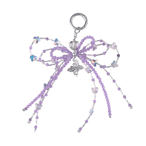 NHYHEHMR Handgefertigter Perlen -Skala -Anhänger stilvoller Perlen Bowknot Anhänger Keychain Telefon Lanyard für Mode -Enthusiasten NHYHEHMR Handgefertigter Perlen -Skala -Anhänger stilvoller Perlen Bowknot Anhänger Keychain Telefon Lanyard für Mode -Enthusiasten von NHYHEHMR