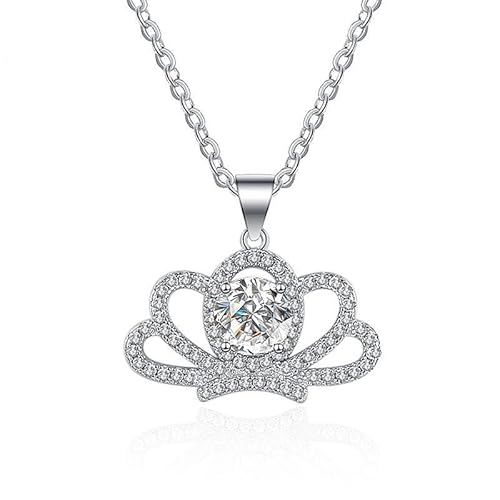 NHYHEHMR Kragenkrone Moissanit für Frauen, 1 ct Farbe D VVS1 Gelb/Blau/Rose Diamond Diamantkragen, Sterling Sterling Sterling Bijoux mit Zertifikat NHYHEHMR Kragenkrone Moissanit für Frauen, 1 ct Farbe D VVS1 Gelb/Blau/Rose Diamond Diamantkragen, Sterling Sterling Sterling Bijoux mit Zertifikat von NHYHEHMR