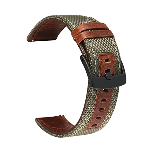 NHYHEHMR Leather Watch Strap for 20 mm Universal Original Bracelets Bracelet Belt/Colour: Army Green, Size: 20 mm Universal, 20mm Universal NHYHEHMR Leather Watch Strap for 20 mm Universal Original Bracelets Bracelet Belt/Colour: Army Green, Size: 20 mm Universal, 20mm Universal von NHYHEHMR