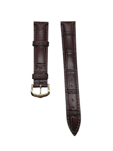 NHYHEHMR Leder-Uhrengurt kompatibel mit Santos Solo Watchband Frauen 12 bis 20 mm Armband (grüne Silberschnalle, 21 mm) von NHYHEHMR