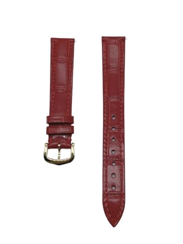 NHYHEHMR Leder-Uhrengurt kompatibel mit Santos Solo Watchband Frauen 12 bis 20 mm Armband (grüne Silberschnalle, 21 mm) von NHYHEHMR