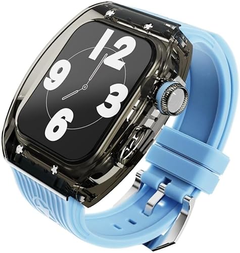 NHYHEHMR Luxus Transparent Watch Hülle Gummiband von NHYHEHMR