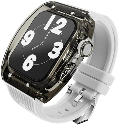 NHYHEHMR Luxus Transparent Watch Hülle Gummiband von NHYHEHMR