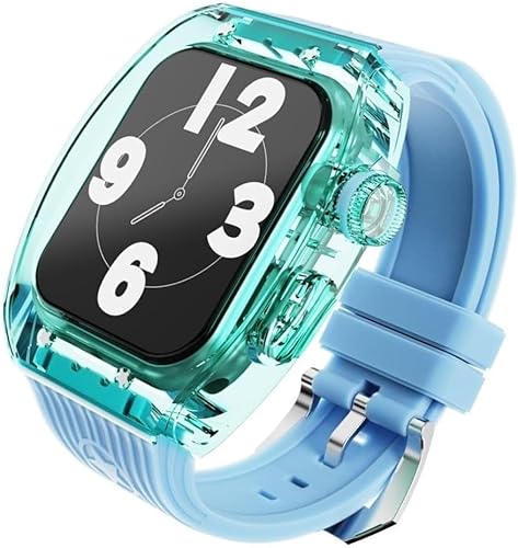 NHYHEHMR Luxus Transparent Watch Hülle Gummiband von NHYHEHMR