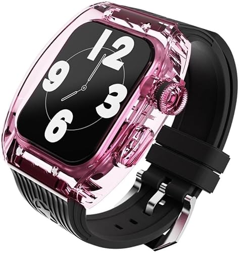 NHYHEHMR Luxus Transparent Watch Hülle Gummiband von NHYHEHMR