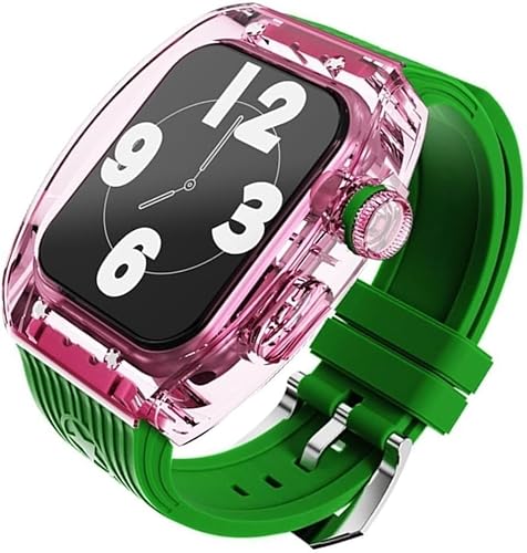 NHYHEHMR Luxus Transparent Watch Hülle Gummiband von NHYHEHMR