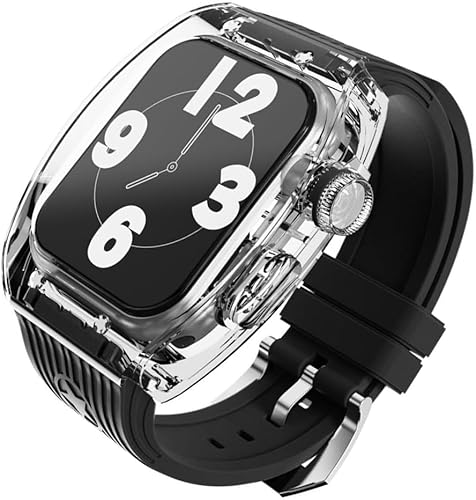 NHYHEHMR Luxus Transparent Watch Hülle Gummiband von NHYHEHMR