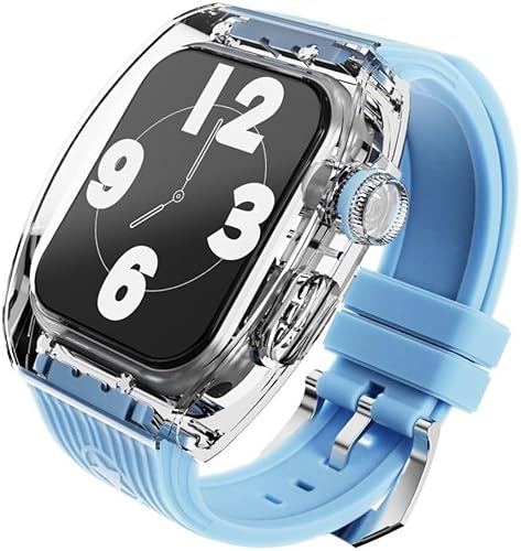 NHYHEHMR Luxus Transparent Watch Hülle Gummiband von NHYHEHMR