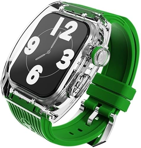 NHYHEHMR Luxus Transparent Watch Hülle Gummiband von NHYHEHMR