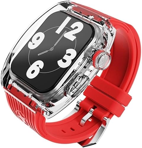 NHYHEHMR Luxus Transparent Watch Hülle Gummiband von NHYHEHMR