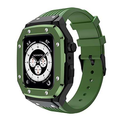 NHYHEHMR Modification Mod Kit for Band Ca 7 6 5 4 42mm 44MM 45MM Silicone Strap Metal Frame Accessories For iWatch ries NHYHEHMR Modification Mod Kit for Band Ca 7 6 5 4 42mm 44MM 45MM Silicone Strap Metal Frame Accessories For iWatch ries von NHYHEHMR