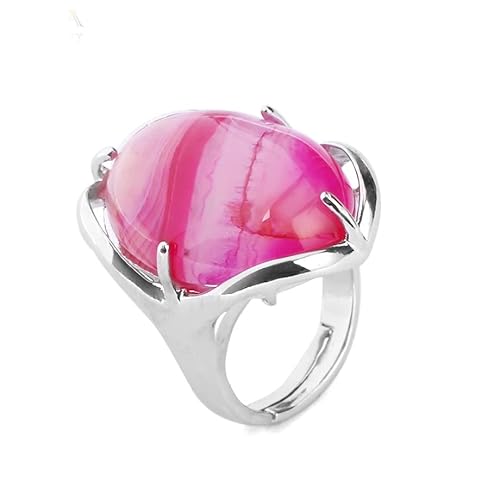 NHYHEHMR Natural Edelstein Ovaler Finger Ring Frauen Reiki Chakra Heilungspunkt Ring Pink Quarz Onyx Lapis Lazuli Unakite Schmuck E580 NHYHEHMR Natural Edelstein Ovaler Finger Ring Frauen Reiki Chakra Heilungspunkt Ring Pink Quarz Onyx Lapis Lazuli Unakite Schmuck E580 von NHYHEHMR