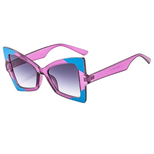 NHYHEHMR Neue 2025 Katzen -Auge Sonnenbrille Frauen Vintage zwei Farbrahmen Luxus Sonnenbrillen UV400 Brillen NHYHEHMR Neue 2025 Katzen -Auge Sonnenbrille Frauen Vintage zwei Farbrahmen Luxus Sonnenbrillen UV400 Brillen von NHYHEHMR